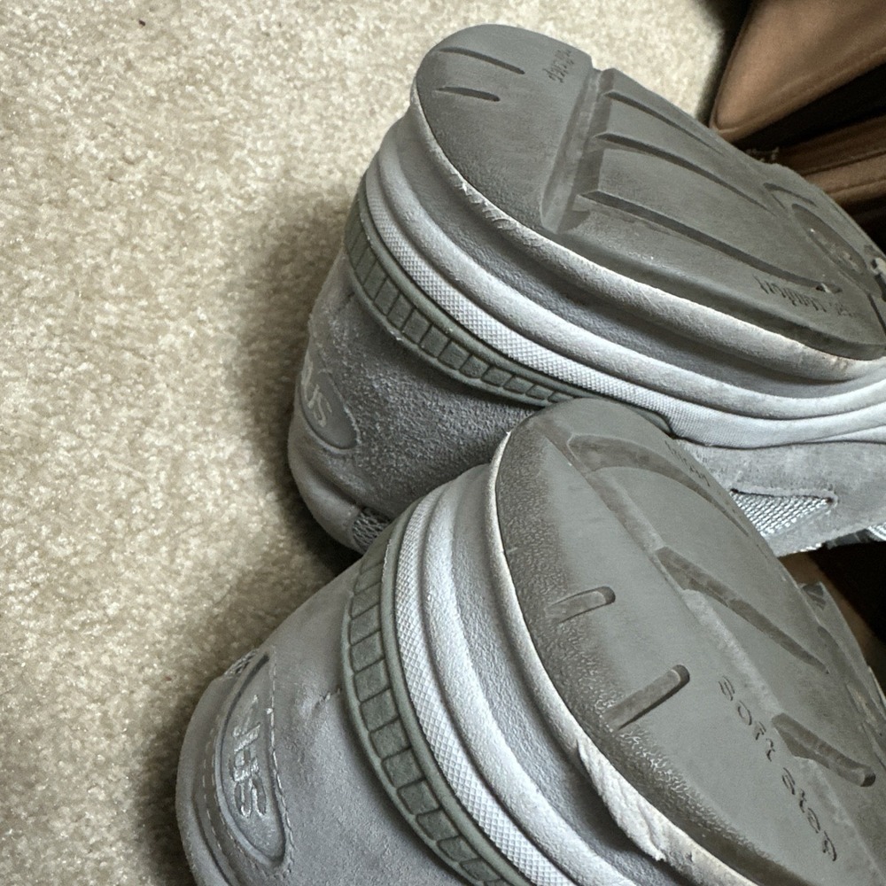 SAS JV Mesh Walking Shoes Sneakers Mens Size 14 W Gray Suede Tripad Comfort - Picture 10 of 12